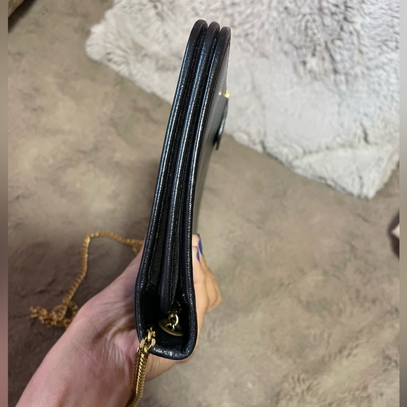 Christian Dior - chain sling black leather - Picture 7 of 10